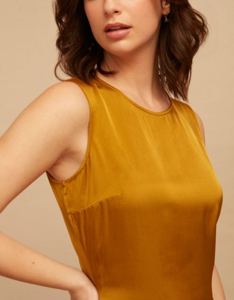 LAB Pop Sleeveless Satin Midi (FINAL SALE)
