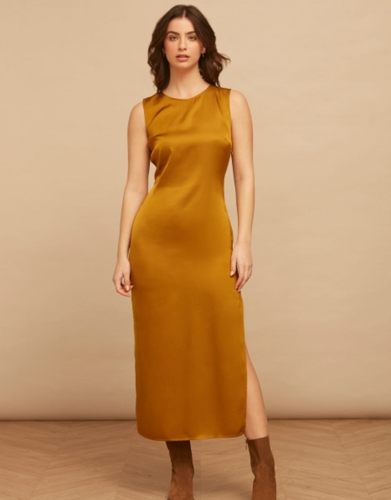LAB Pop Sleeveless Satin Midi (FINAL SALE)