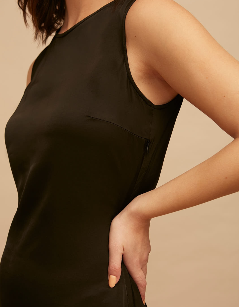 LAB Pop Sleeveless Satin Midi (FINAL SALE)