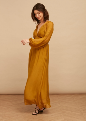 LAB People Maxi Dress in Gold