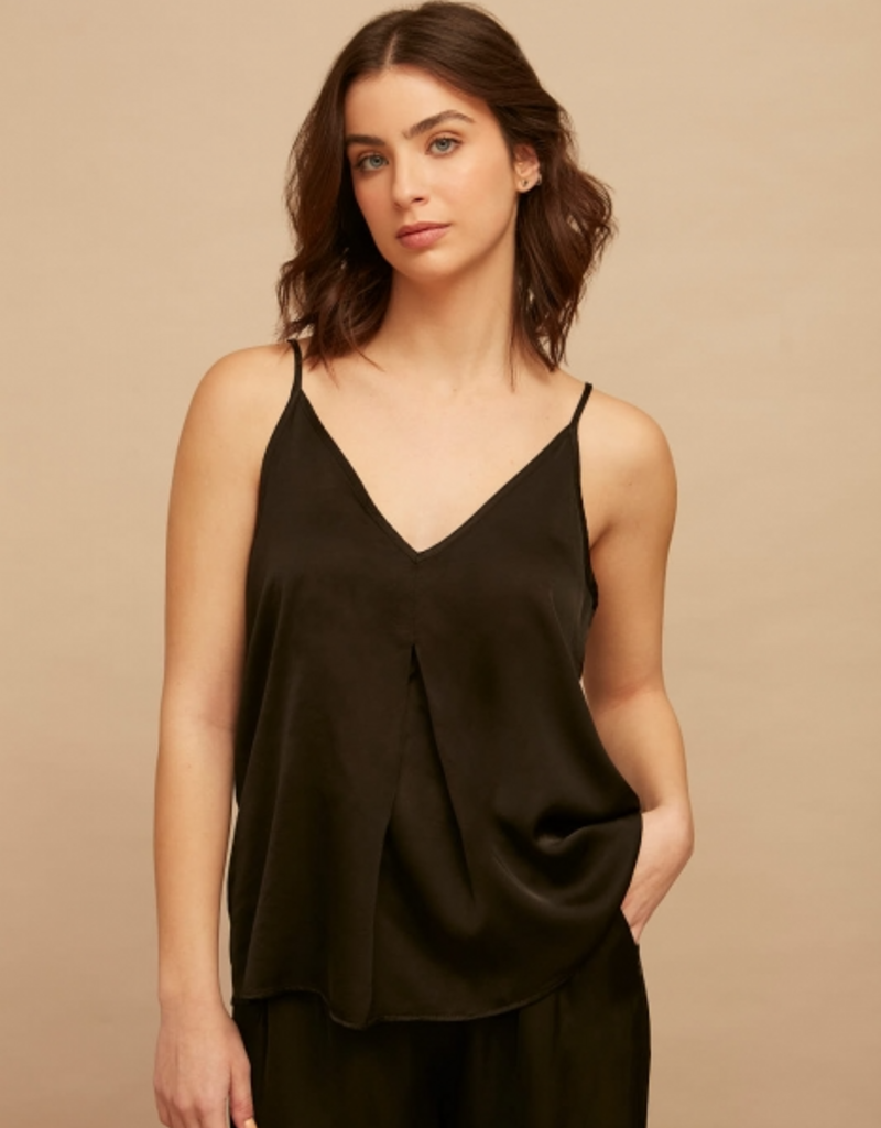LAB Iris V-Neck Satin Tank