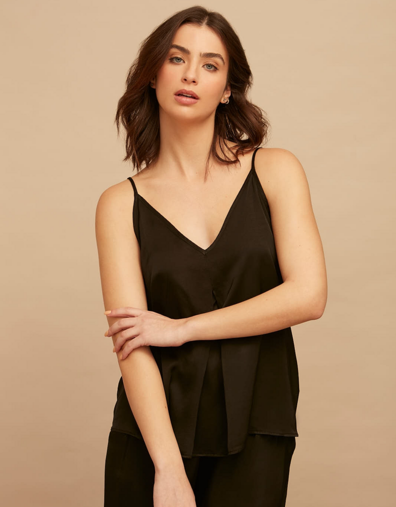 LAB Iris V-Neck Satin Tank
