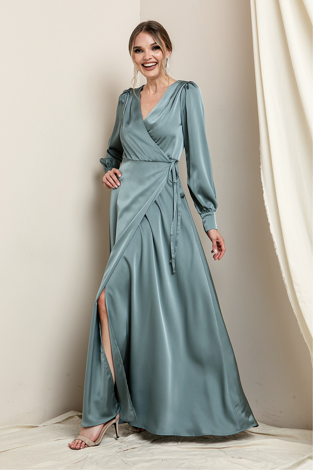 Sleeved Dresses Damsel In A Dress Adie Button Dress Forest