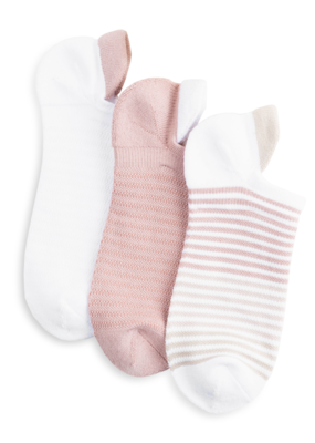 Lemon Heel Tab Low Cut Sock (3 Pack)