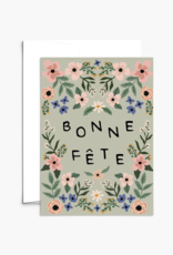 Mimi And August Garden Birthday Card - French