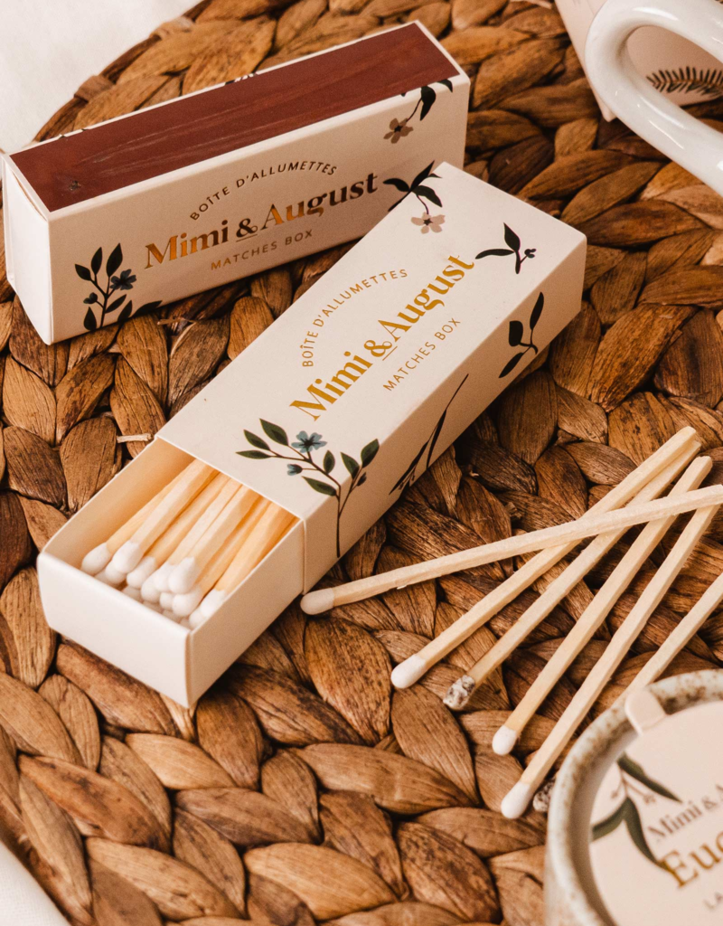 Mimi And August Mimi Floral Matchbox - 30 sticks