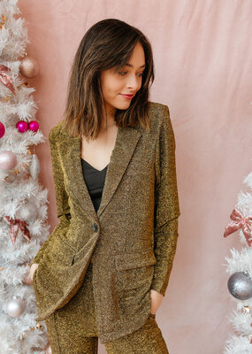 B.Young Tacha Metallic Blazer *Size 10 & 12 Left*