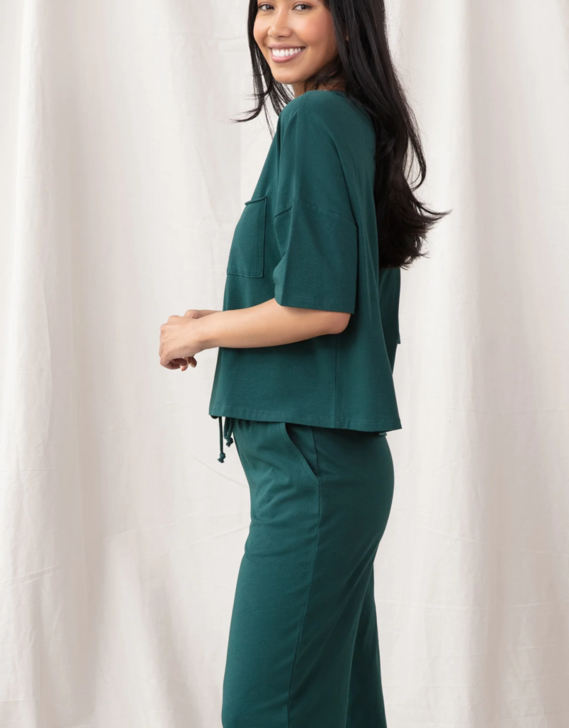 Honeydew Mantra Cropped Tee (FINAL SALE)