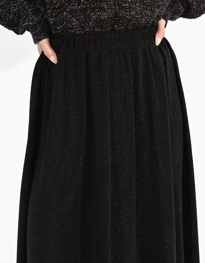 Molly Bracken Juno Metallic Midi Skirt (FINAL SALE)