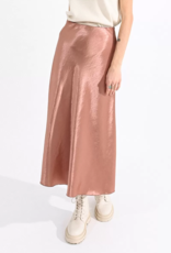 Molly Bracken Tula A-Line Satin Midi Skirt (FINAL SALE)