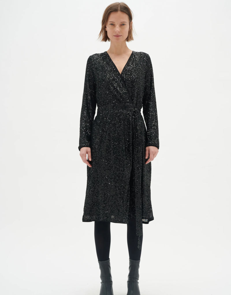 InWear Jarjar Sequin Wrap Dress