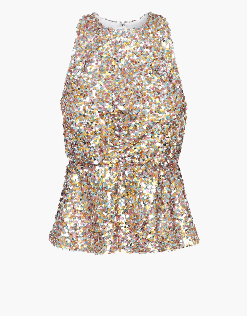 Sequin Halter Neck Tank