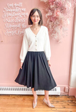 Molly Bracken Juno Metallic Midi Skirt (FINAL SALE)