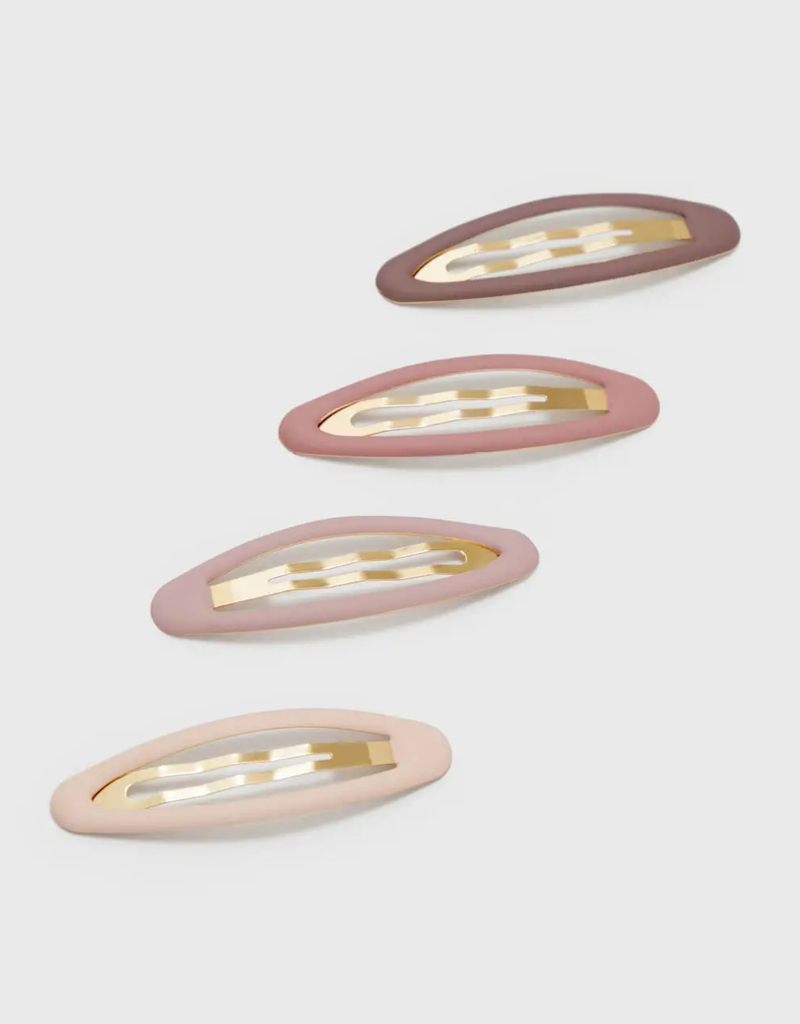 Kitsch Enamel Snap Clip Set (4 Pack)