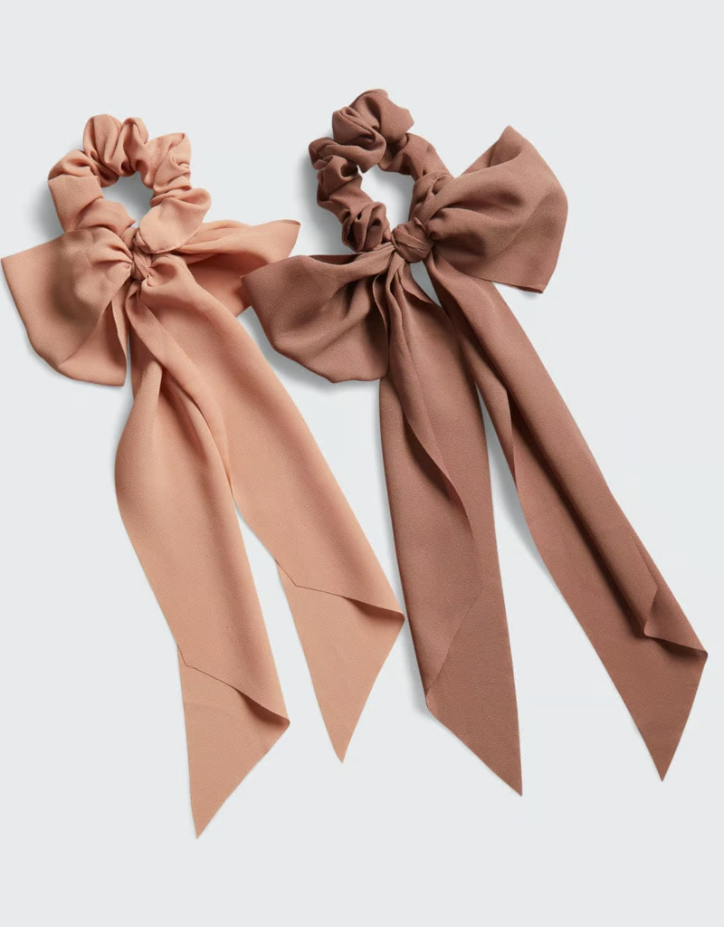 Kitsch Crepe Scarf Scrunchies (2 Pack)