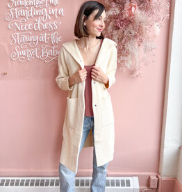 Angel Eye Aubrey Fuzzy Cardi Coat *Only One Left - Large*