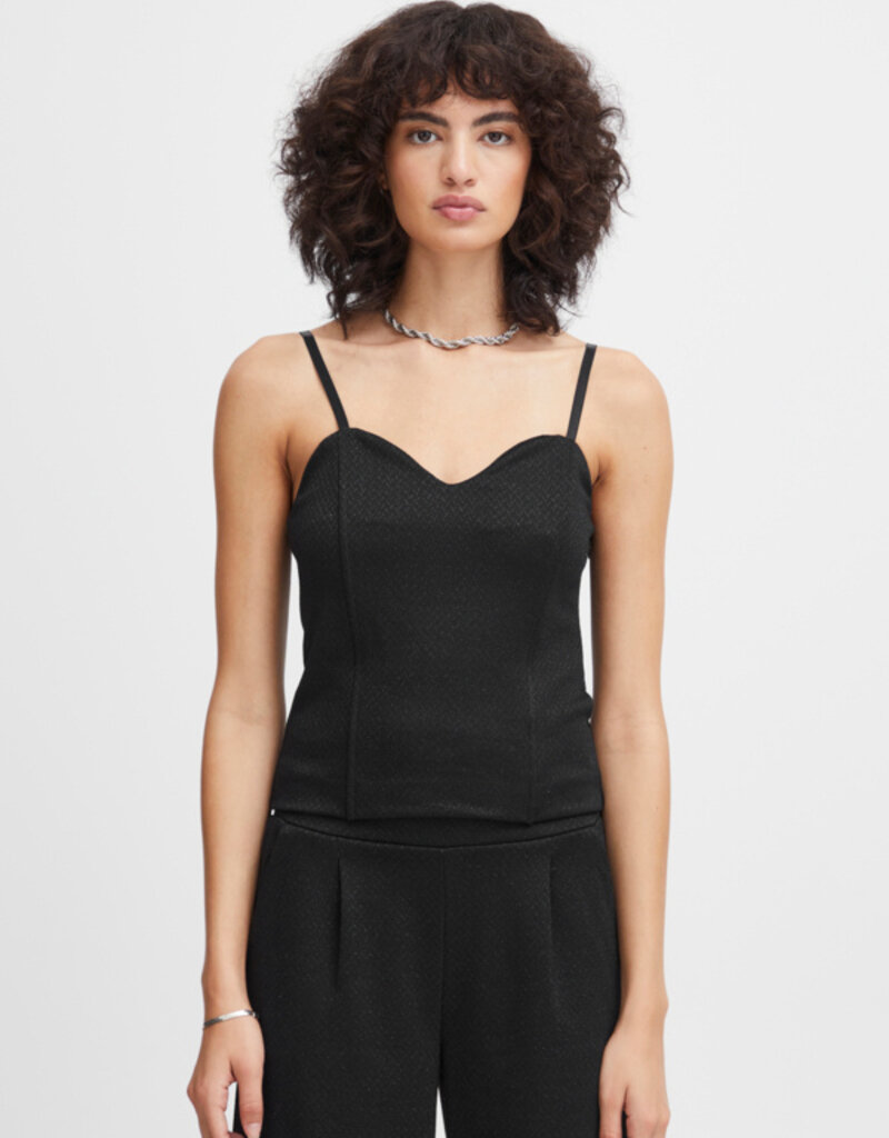 ICHI Kate Lurex Sparkle Tank