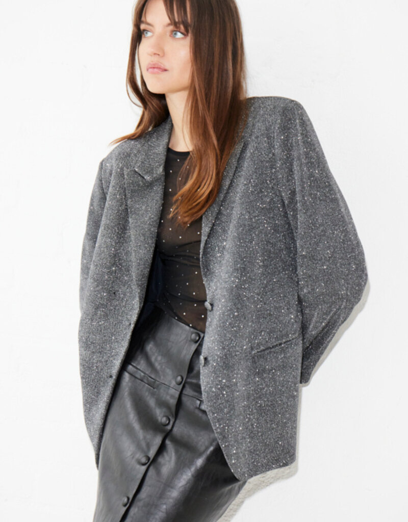 ICHI Dunna Glittery Blazer