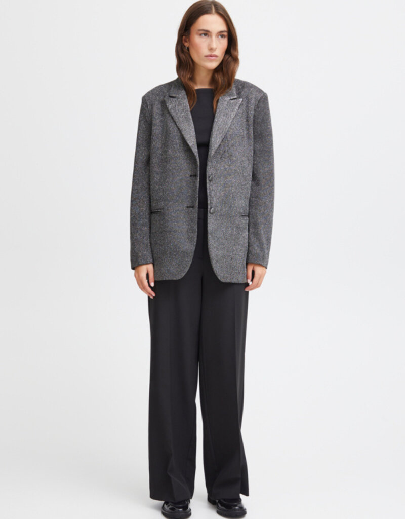 ICHI Dunna Glittery Blazer