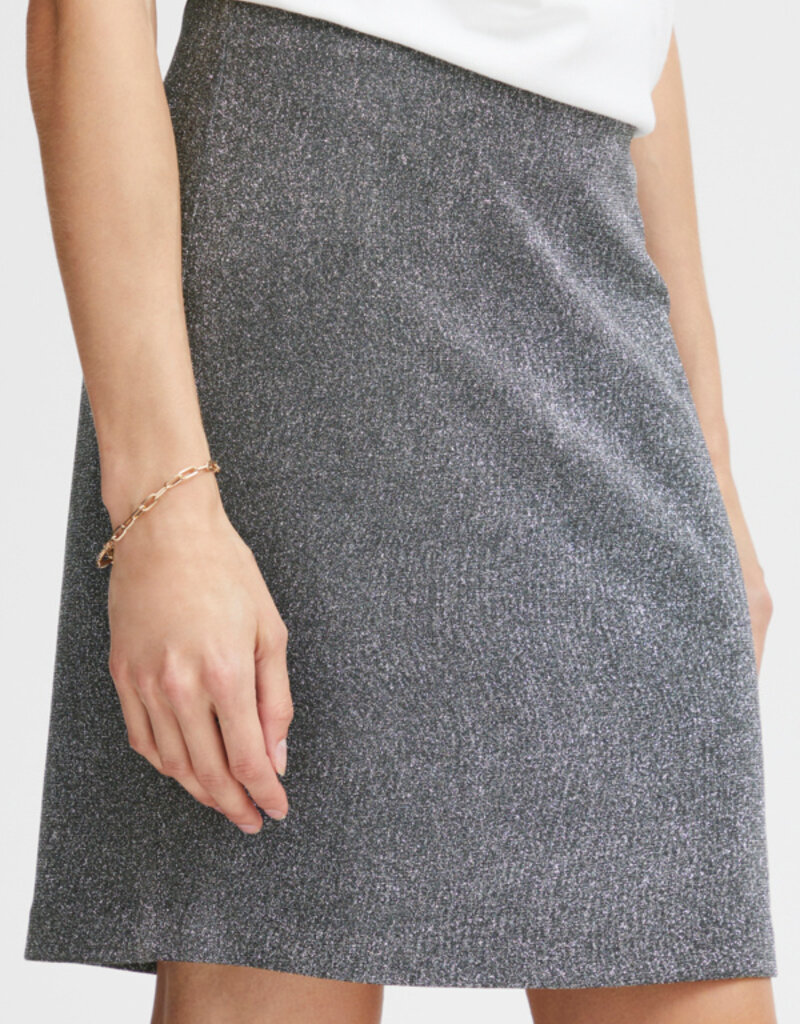 ICHI Dunna Glittery Skirt