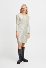 ICHI Fauci Surplice Sequin Dress