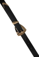ICHI Accessories Latin Waist Belt With Geometric Buckle