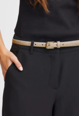 ICHI Accessories Sutin Metallic Waist Belt