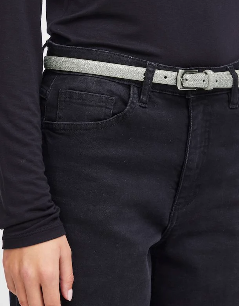 ICHI Accessories Sutin Metallic Waist Belt