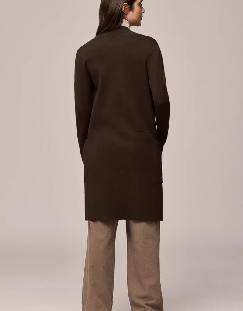 Soia and Kyo Benela Cardigan in Coffee (FINAL SALE)