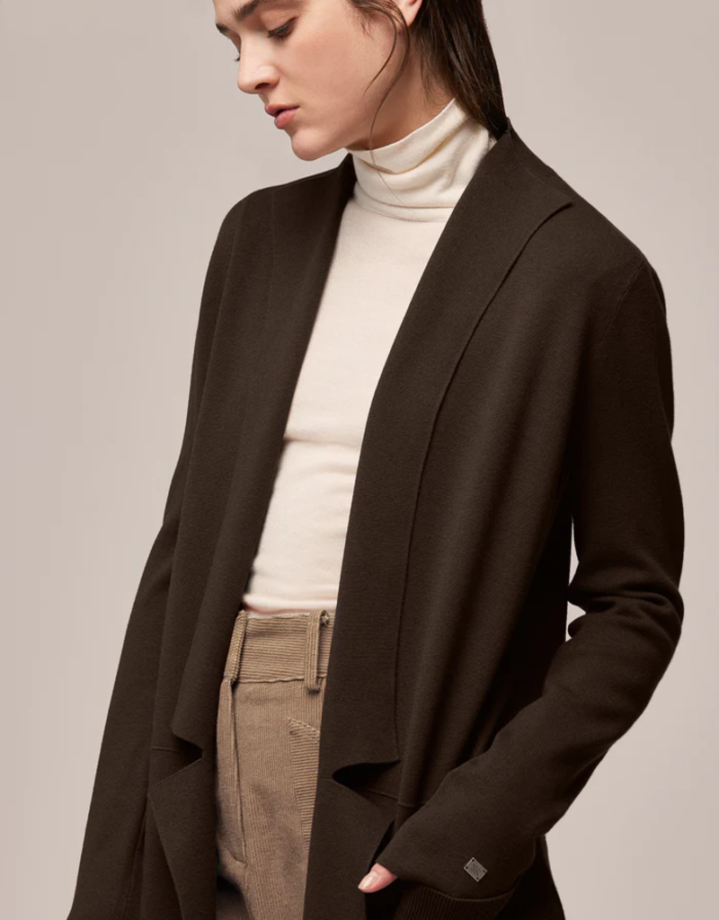 Soia and Kyo Benela Cardigan in Coffee (FINAL SALE)