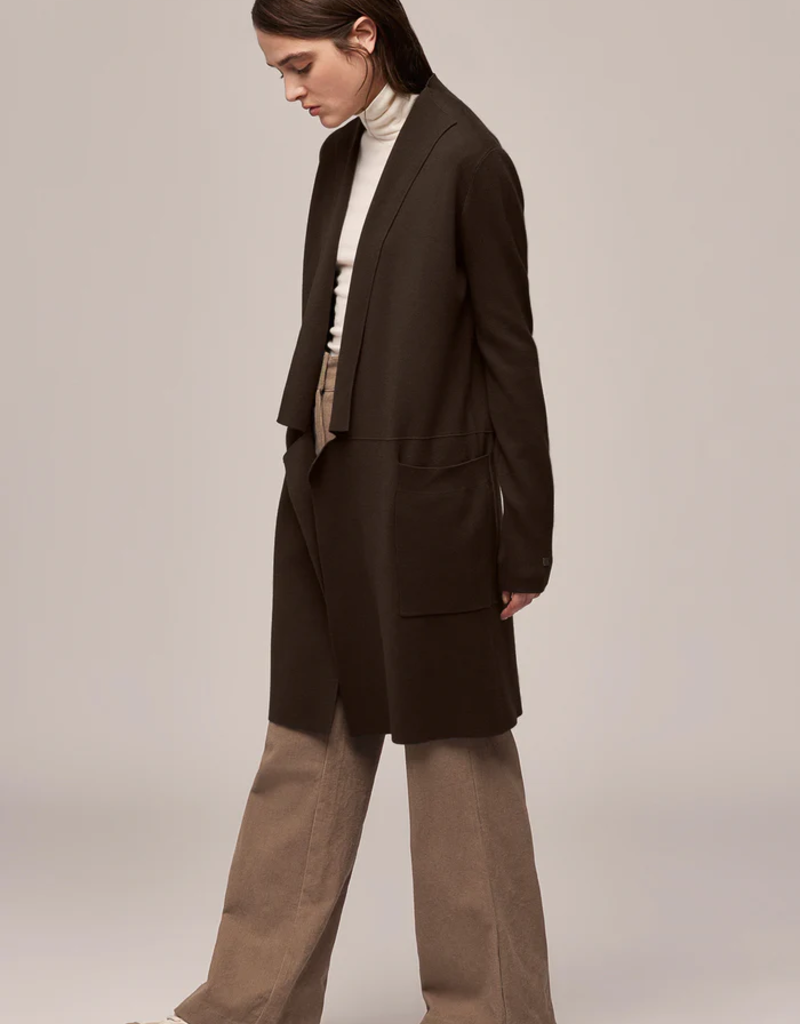 Soia and Kyo Benela Cardigan in Coffee (FINAL SALE)