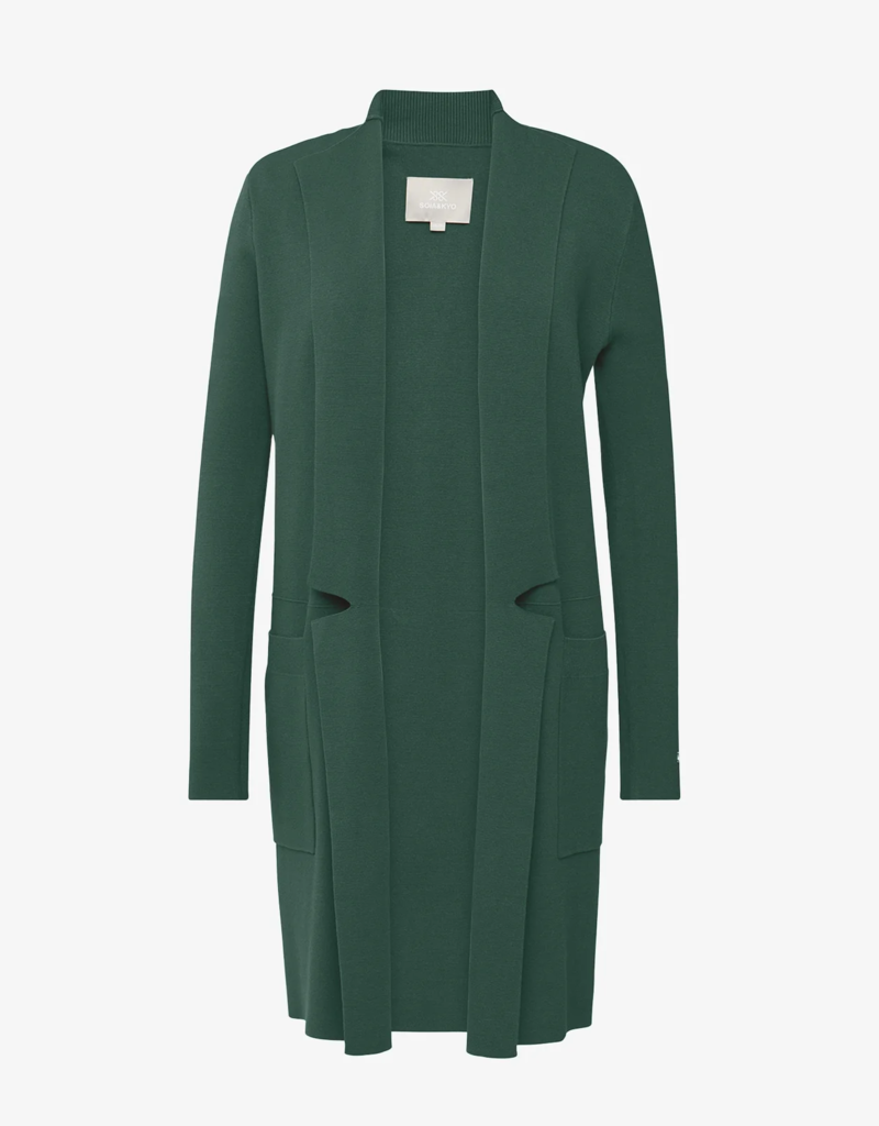 Soia and Kyo Benela Cardigan in Spruce (FINAL SALE)