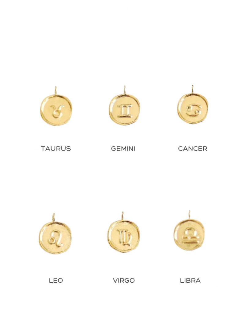 Lavender & Grace Horoscope Pendant Necklace