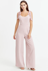 Adelyn Rae Gia Jumpsuit with Ribbon Straps