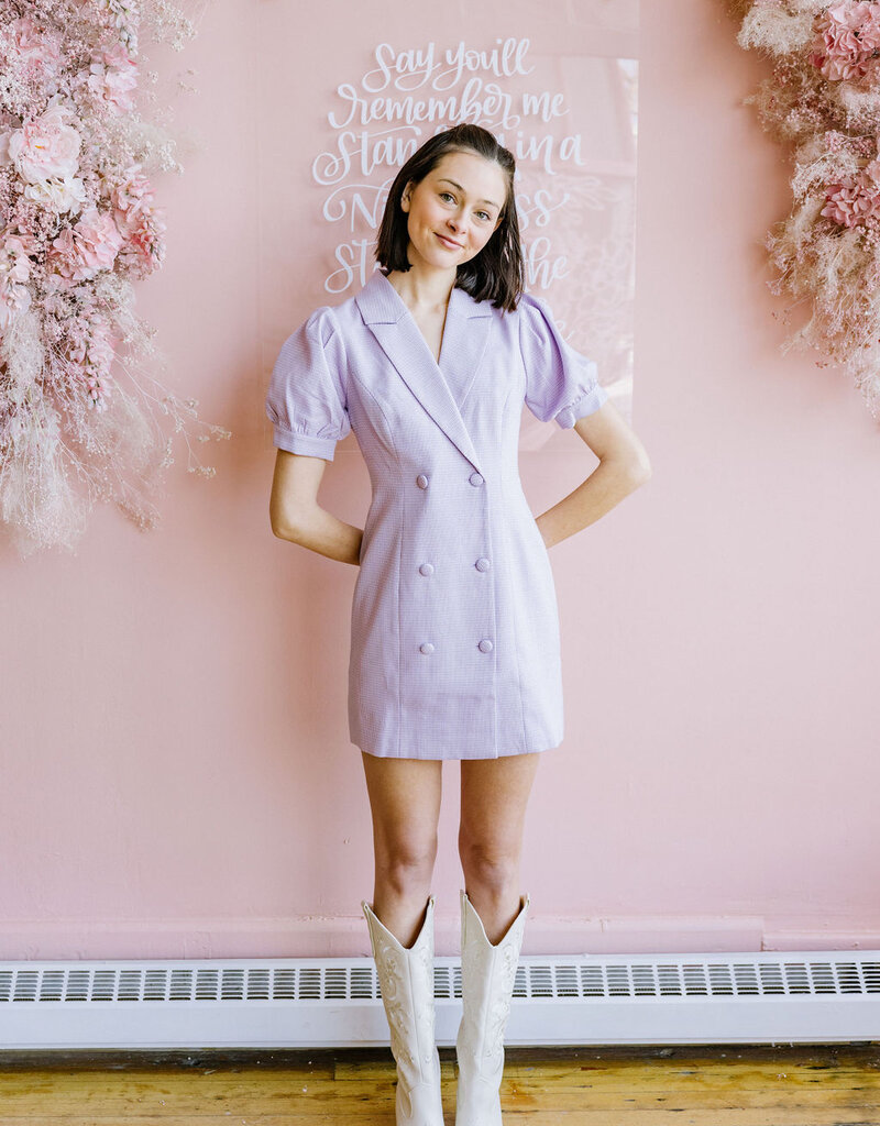 Adelyn Rae Rita Short Sleeve Blazer Dress - $105 – Hand In Pocket