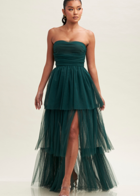 Luxxel Lara Tiered Tulle Maxi Dress *More Colours*