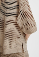 ICHI Alaine Open Knit Pullover (FINAL SALE)