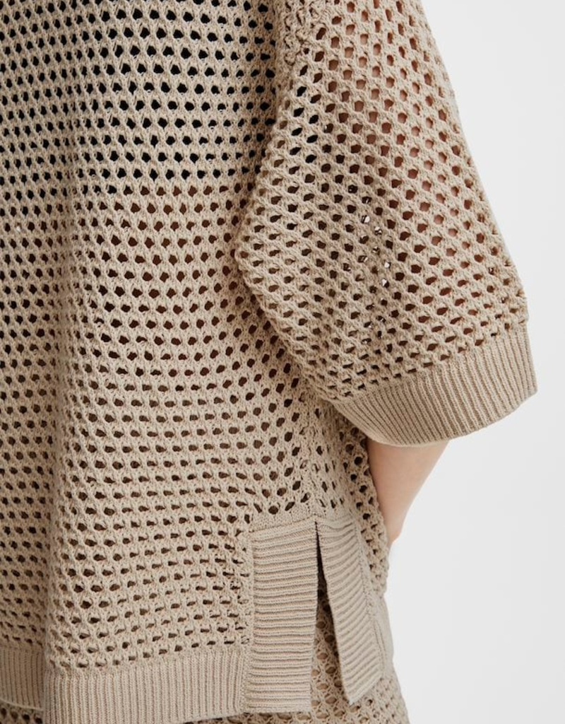 ICHI Alaine Open Knit Pullover (FINAL SALE)