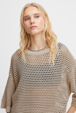 ICHI Alaine Open Knit Pullover (FINAL SALE)