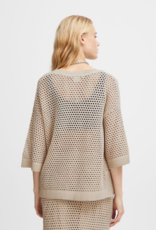 ICHI Alaine Open Knit Pullover (FINAL SALE)