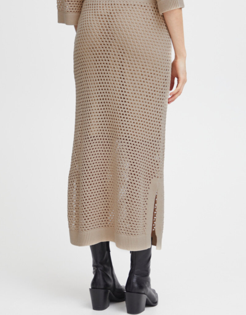 ICHI Alaine Open Knit Skirt (FINAL SALE)