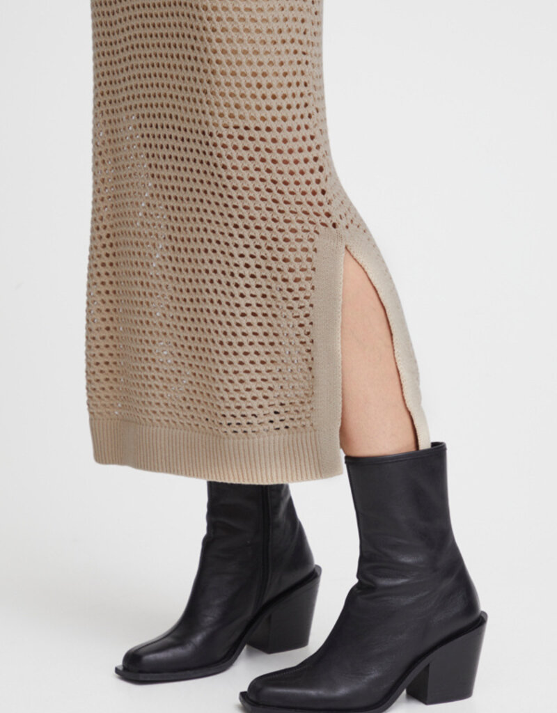 ICHI Alaine Open Knit Skirt (FINAL SALE)