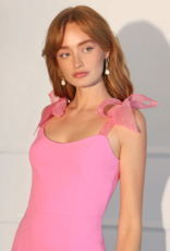 Adelyn Rae Gia Ribbon Strap Mini Dress - Pink