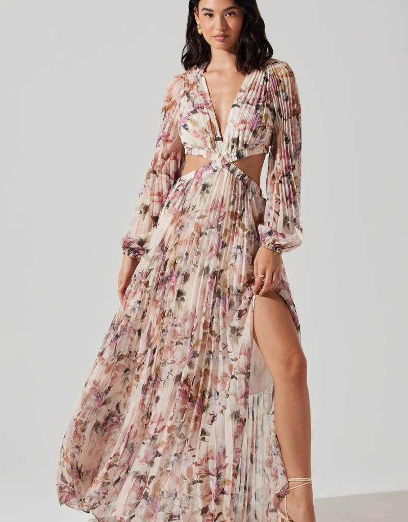 Ryliana Floral Maxi Dress - Adorn Boutique