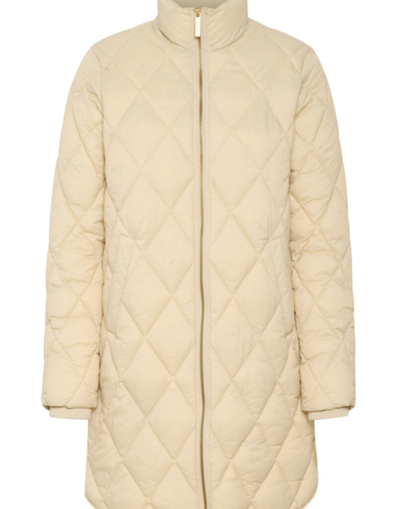 Part Two Olilas Quilted Jacket in Castle Wall