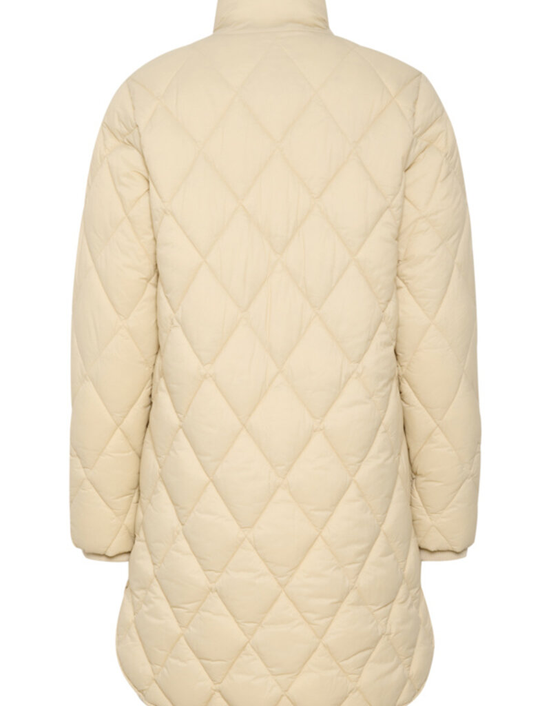 Part Two Olilas Quilted Jacket in Castle Wall