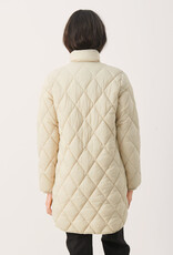 Part Two Olilas Quilted Jacket in Castle Wall