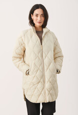 Part Two Olilas Quilted Jacket in Castle Wall