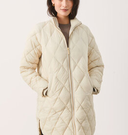 Part Two Olilas Quilted Jacket in Castle Wall *Only One Left - Size 10*