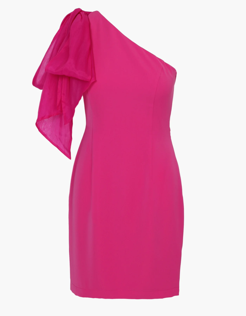 Adelyn Rae Avery One Shoulder Tie Mini Dress (FINAL SALE)